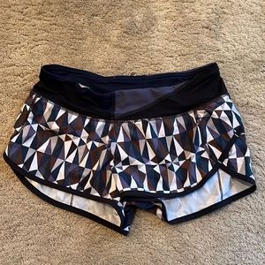 Patterned lululemon shorts